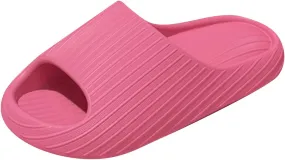 Pillow Slippers for Women and Men Summer Shower Slides Non Slip Quick Drying Bathroom Sandals Thick Sole Mens Slides