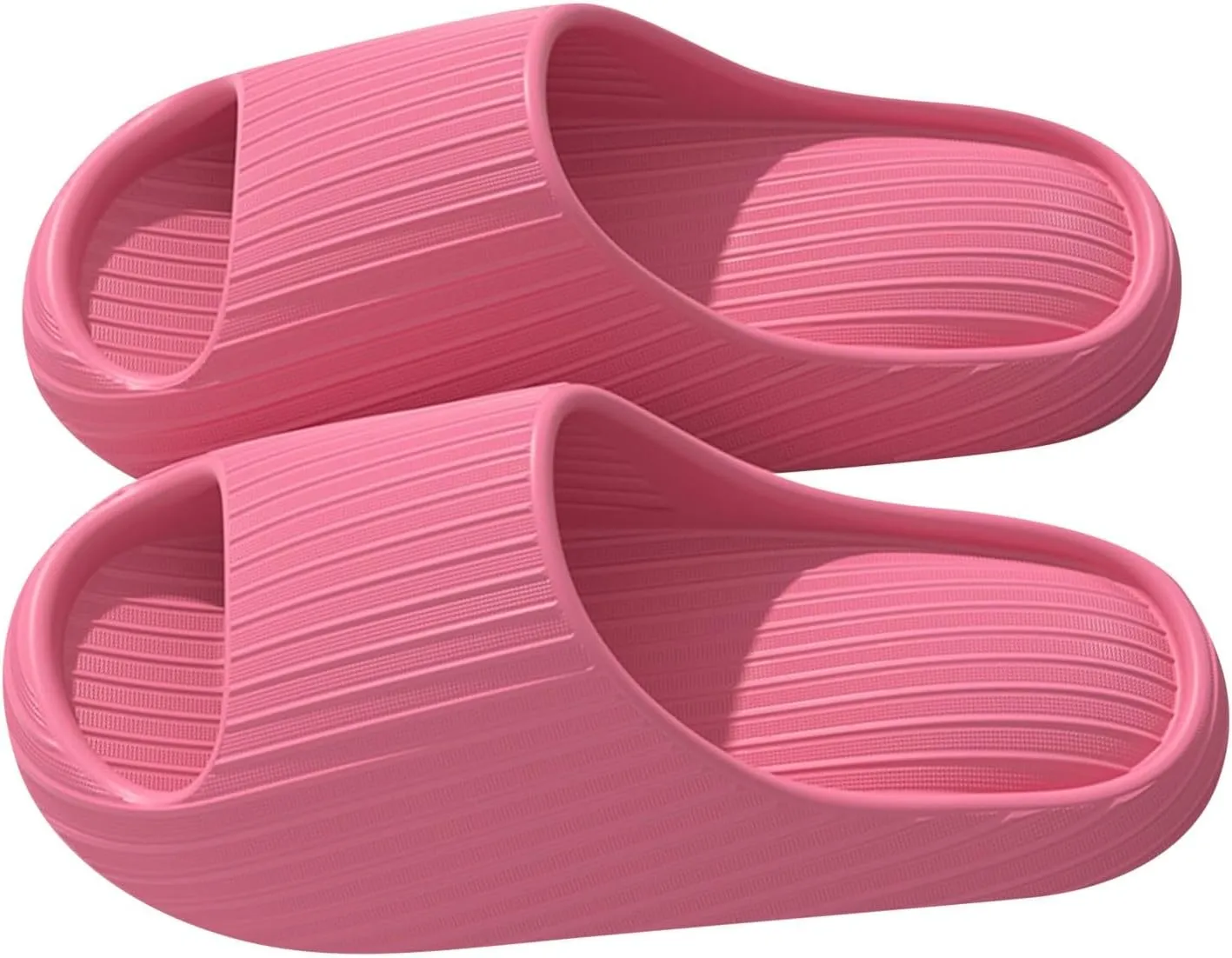 Pillow Slippers for Women and Men Summer Shower Slides Non Slip Quick Drying Bathroom Sandals Thick Sole Mens Slides