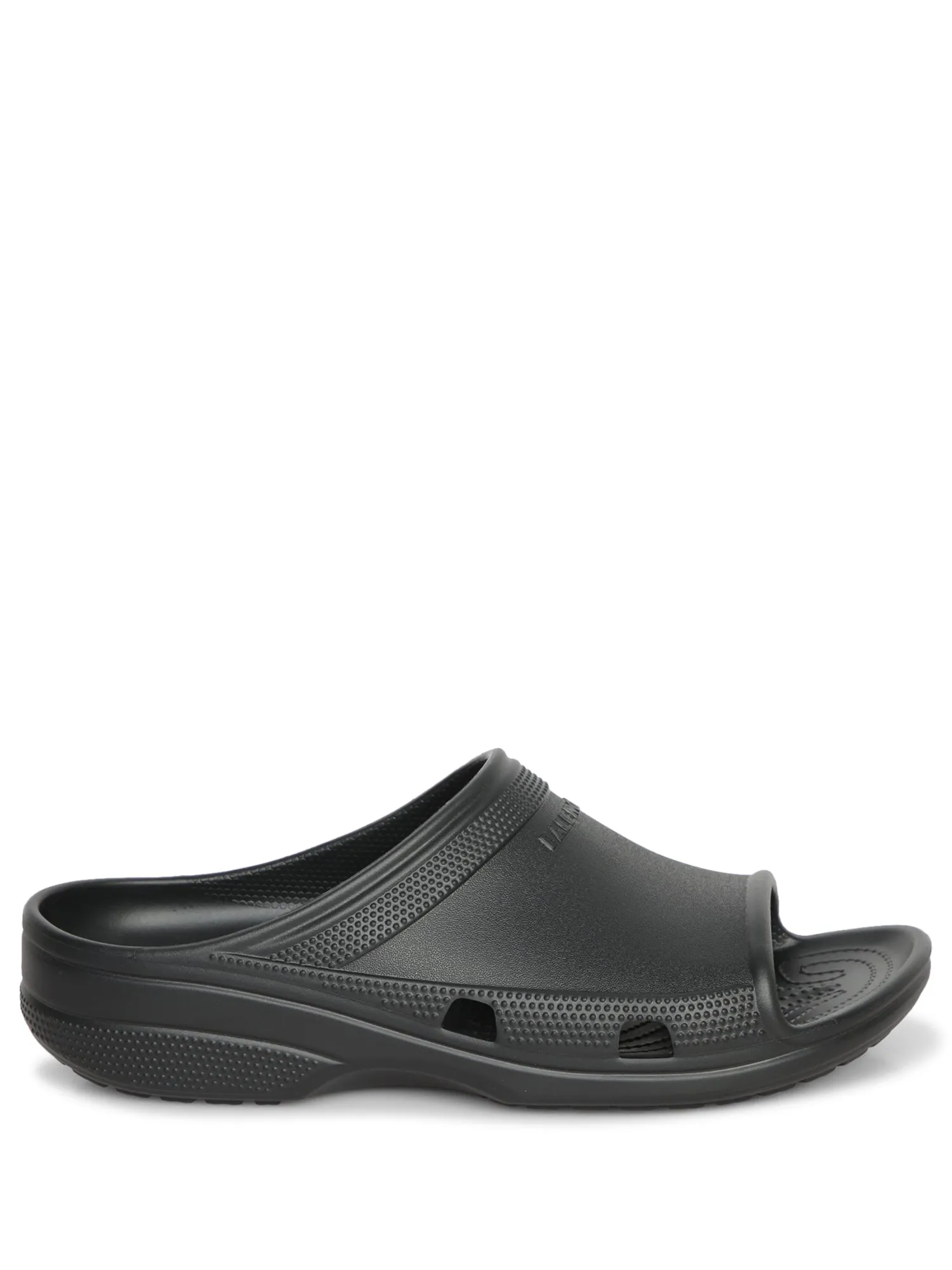 Pool Crocs Slide Sandals in Black
