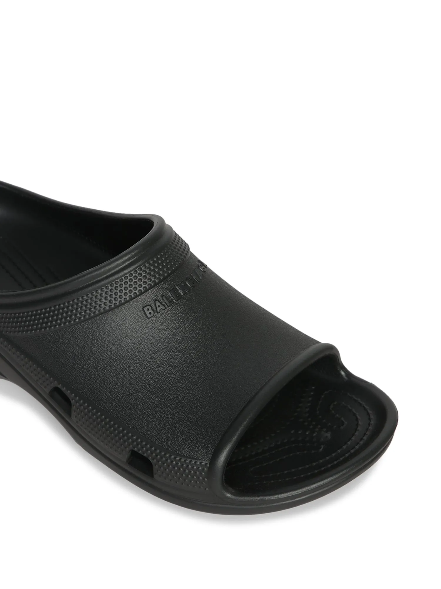 Pool Crocs Slide Sandals in Black