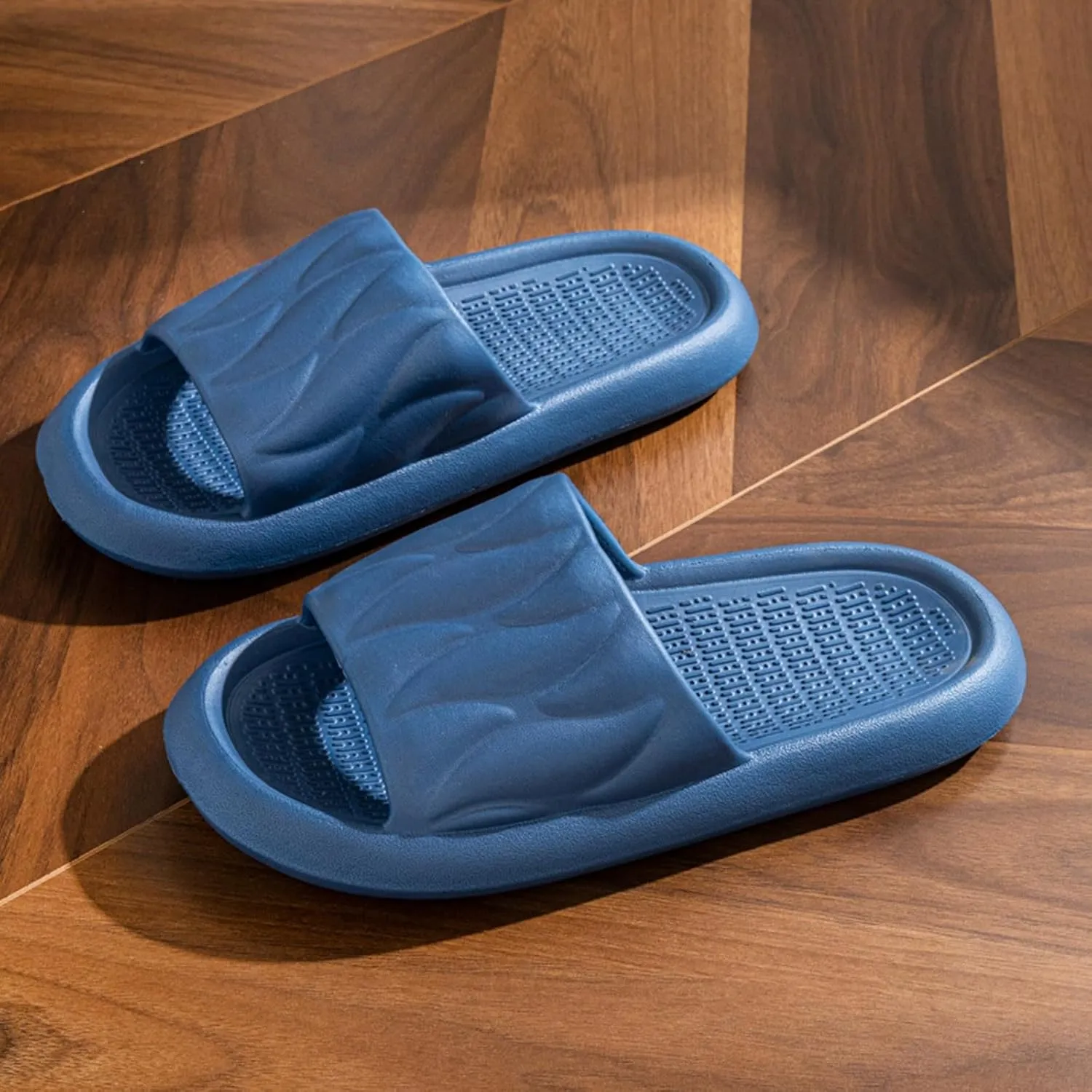 Shower Sandals Men's Shower Shoes Slippers Men Slides Waterproof Slippers for Women Bathroom House and Pool Sandals