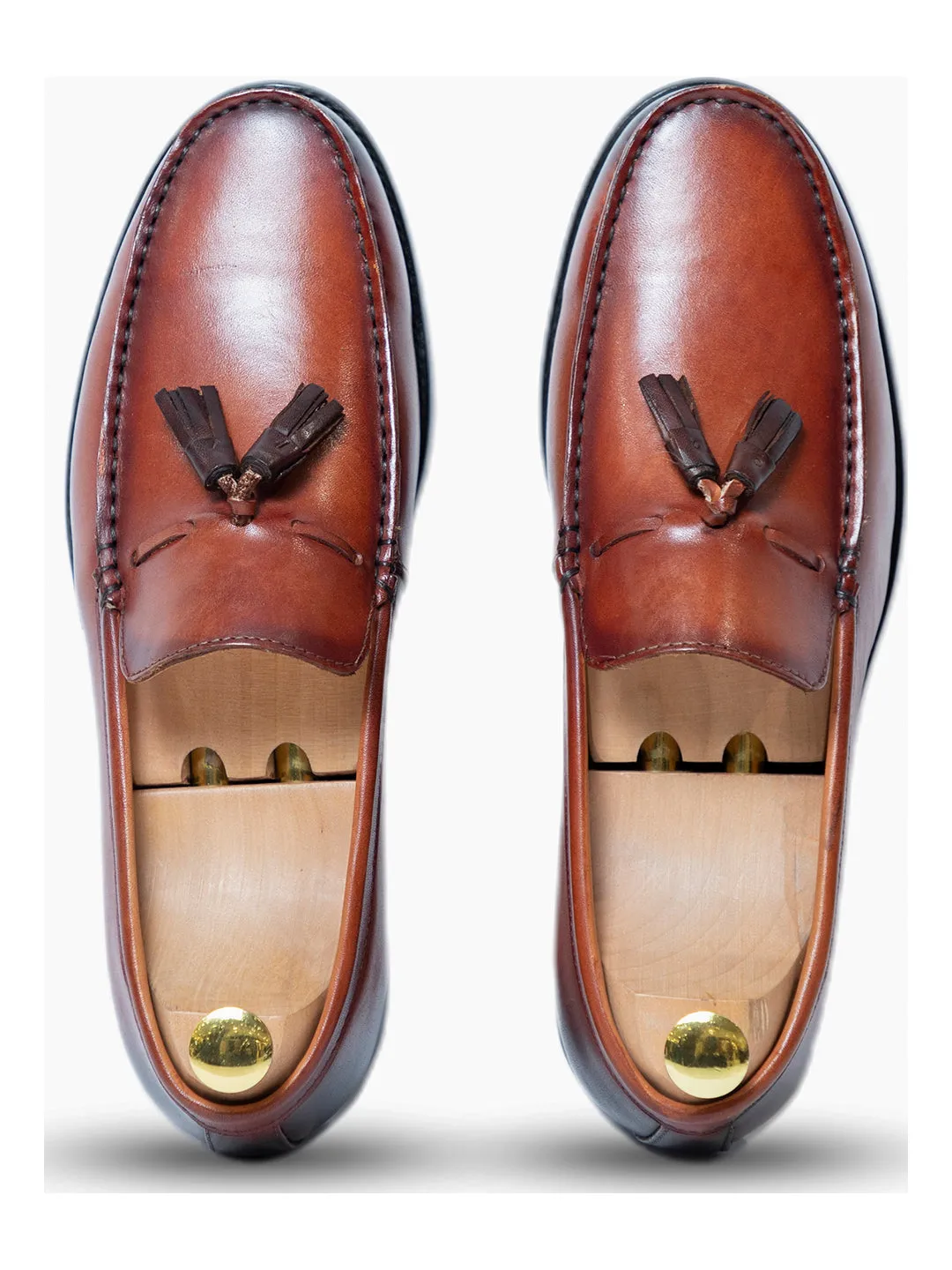 Stalwart Brown Tassel Slip On
