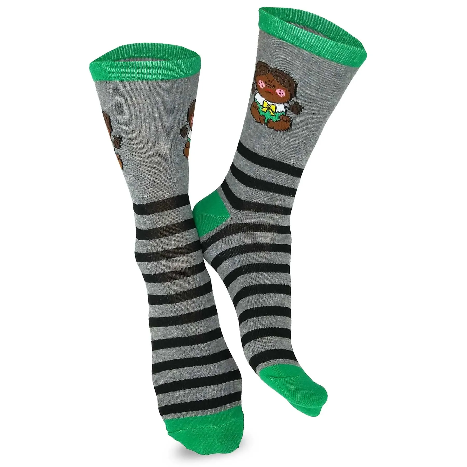 TeeHee Crazy Fun Novelty Casual Crew Socks for Unisex Adult Multipack (N2132FUN)
