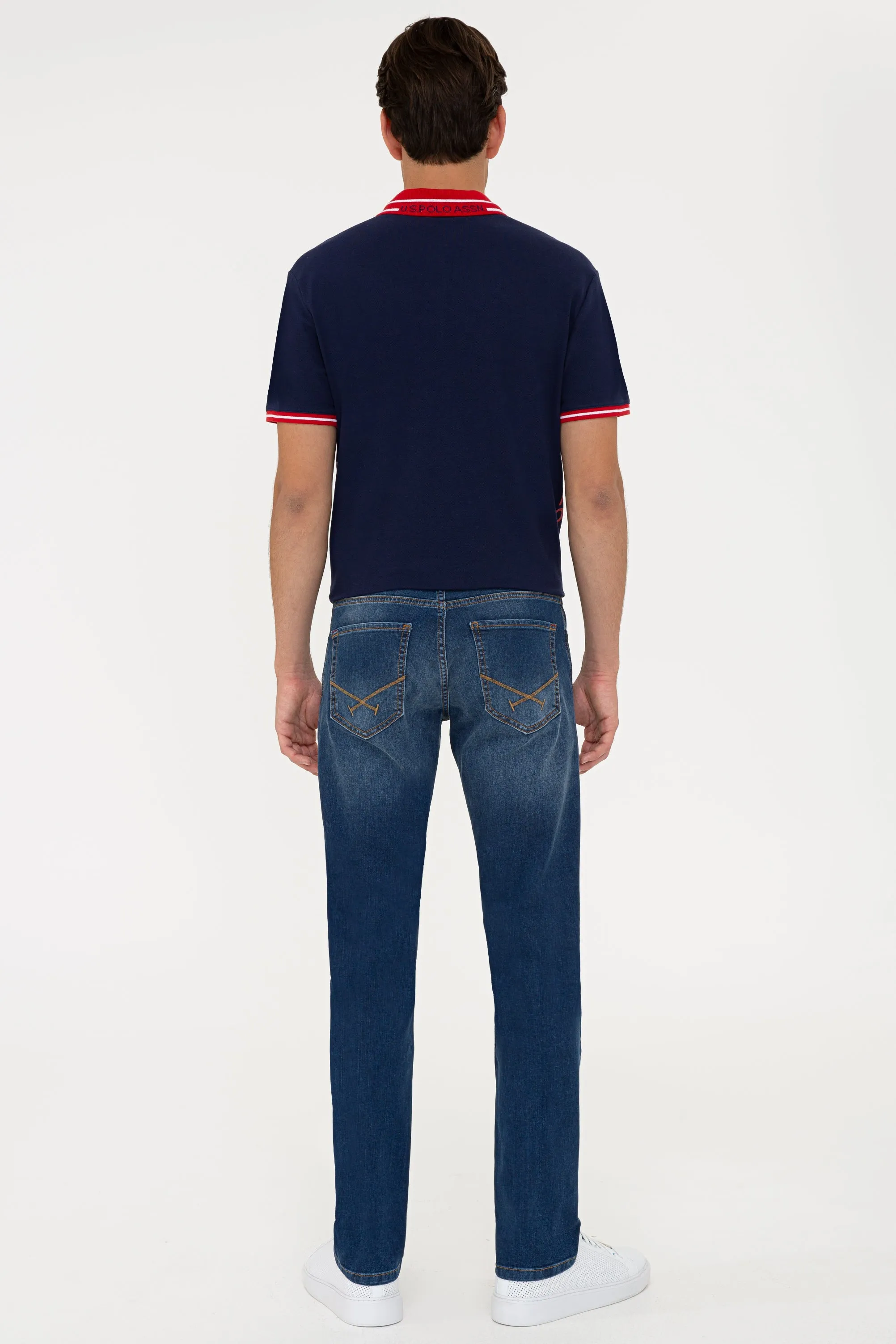 USPA Men Denim Jeans Blue Reg USPJN072 U.S. Polo Assn.