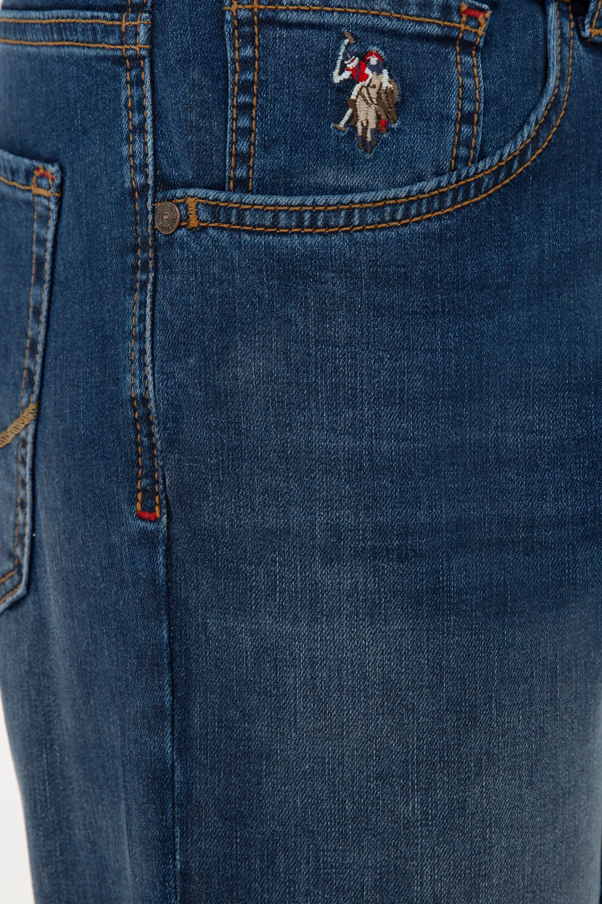 USPA Men Denim Jeans Blue Reg USPJN072 U.S. Polo Assn.