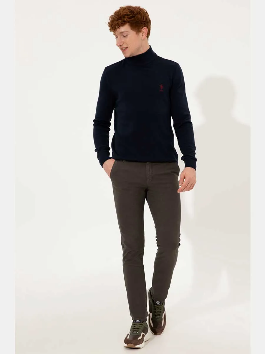 USPA Men Jumper High Neck Navy VR033 USPJR313 USPA