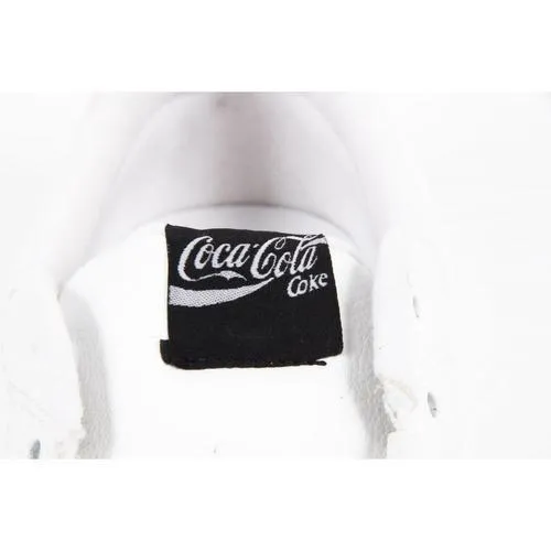 White 41 EUR - 8 US Coca Cola mens sneakers CCA0699 ASTECA WHITE