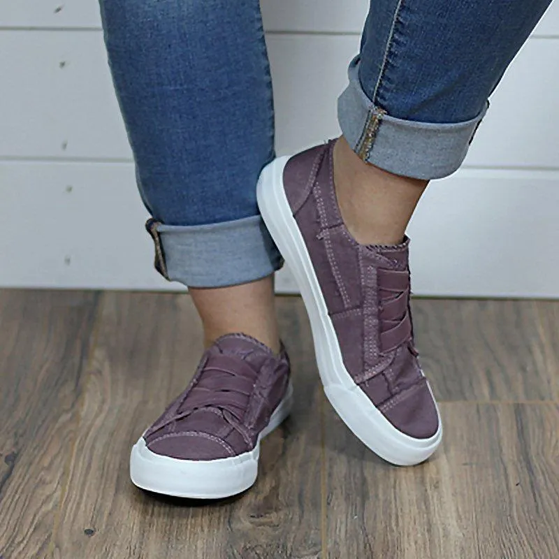 Women  Crisscross lace Canvas  Sneaker