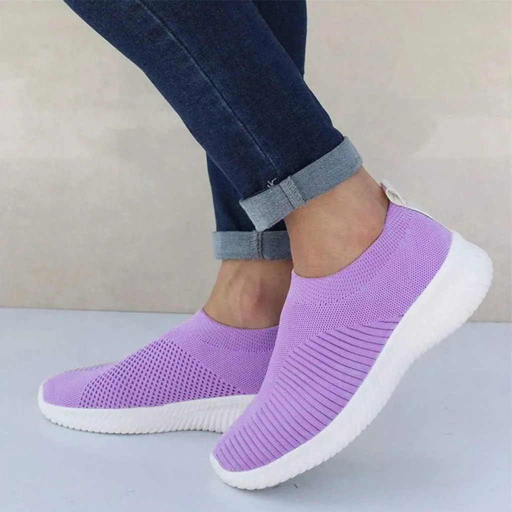 Women's Fashion Sport Breathable Mesh Platform Sneakers Pull On Sneakers Womens Womens Shoes Casual Fall Slip On Wide Width Women Sneakers Size 9.5 Wide Zapatos OrtopéDicos para Mujer De Vestir