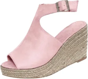 Women's Sandals Women Platform Wedge Sandal Girls Ladies Ankle Strap Open Toe Comfortable Dress