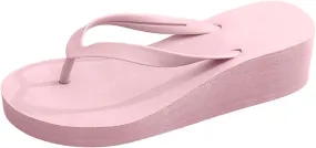 Womens Slip On Flip Flops Bow Beach Summer Gladiator Flat Cute Dressy Summer Sandals
